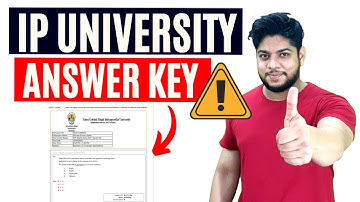 IP University Answer key Out 🔥