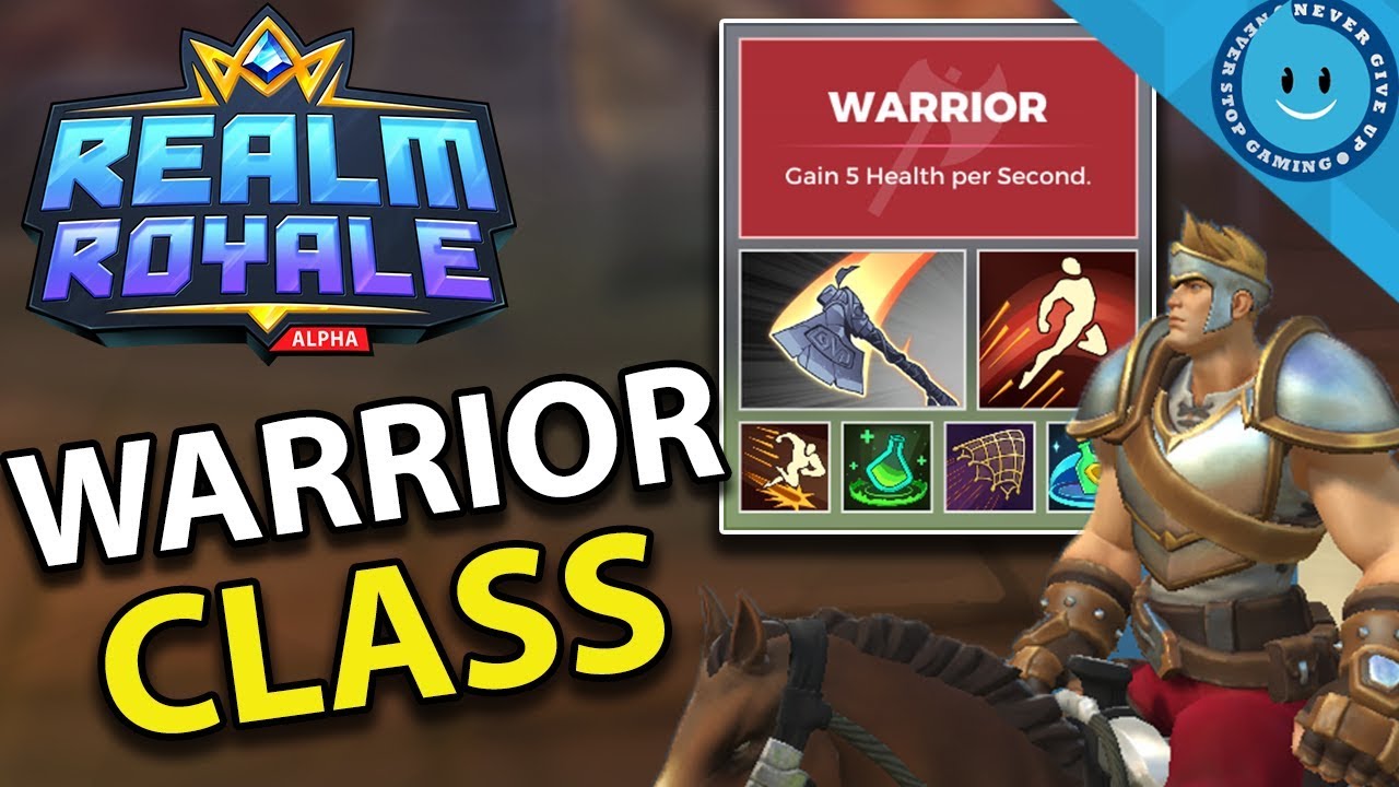 Realm Royale Full Warrior Class Gameplay Solo Everyone Youtube