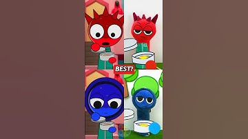 Who Sprunki has the Hardesr Dalgona Candy? Challenge Pack #sprunki  #shorts  #animation