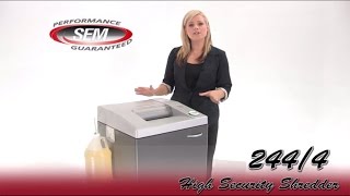 SEM Model 244 4 NSA Listed High Security Shredder