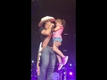 Justin Moore and Daughter on Fathers Day Till My Last Day Jiffy Lube 6/19/16