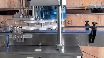 Automatic servo PET container seamer machine for snack food, auto aluminum foil lid closer