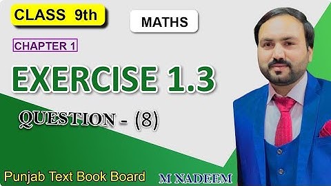 9th class Math || Exercise 1.3 Question 8 || Ch- 1 Matrices and Determinant || Sir Nadeem
