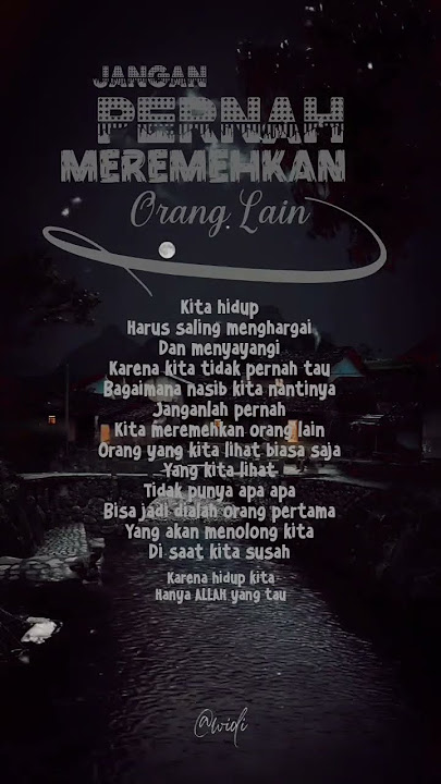 Jangan meremehkan orang lain #shorts #storywa #motivasi #katakatabijak #nasehatdiri #quotes
