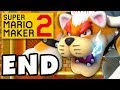 Super Mario Maker 2 - Gameplay Walkthrough Part 12 - ENDING! Meowser Boss Fight! (Nintendo Switch)