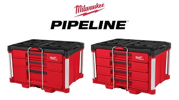 NEW Milwaukee PACKOUT Multi Depth 3 Drawer and 4 Drawer Tool Box [Milwaukee PIPELINE 2023]