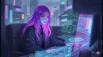 4 HOUR Coding Music 🟢 Deep Focus Flow Cyberpunk Synthwave Lofi for Programming & Study