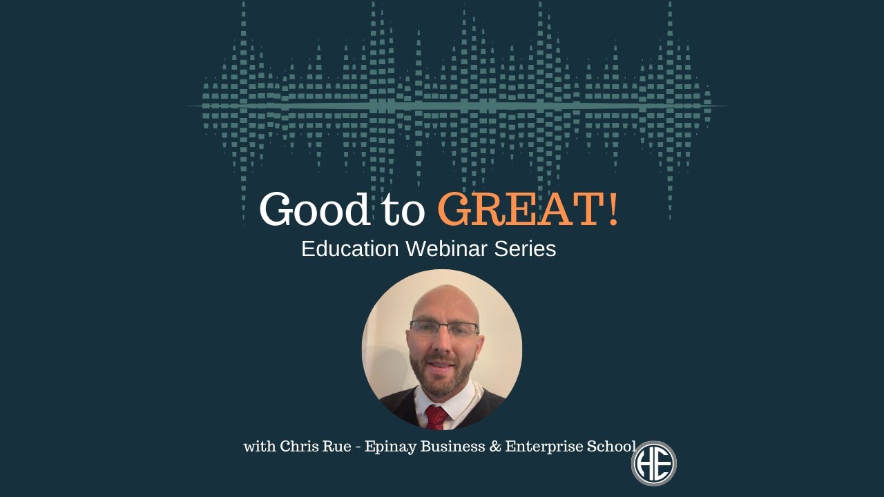 Good to Great - Chris Rue - Epinay Business & Enterprise School - YouTube