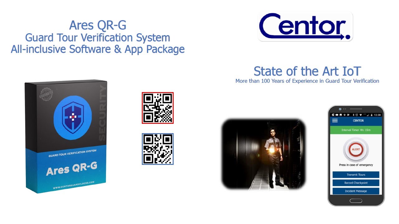 Guard Tour Verification System & App Ares QR G - YouTube