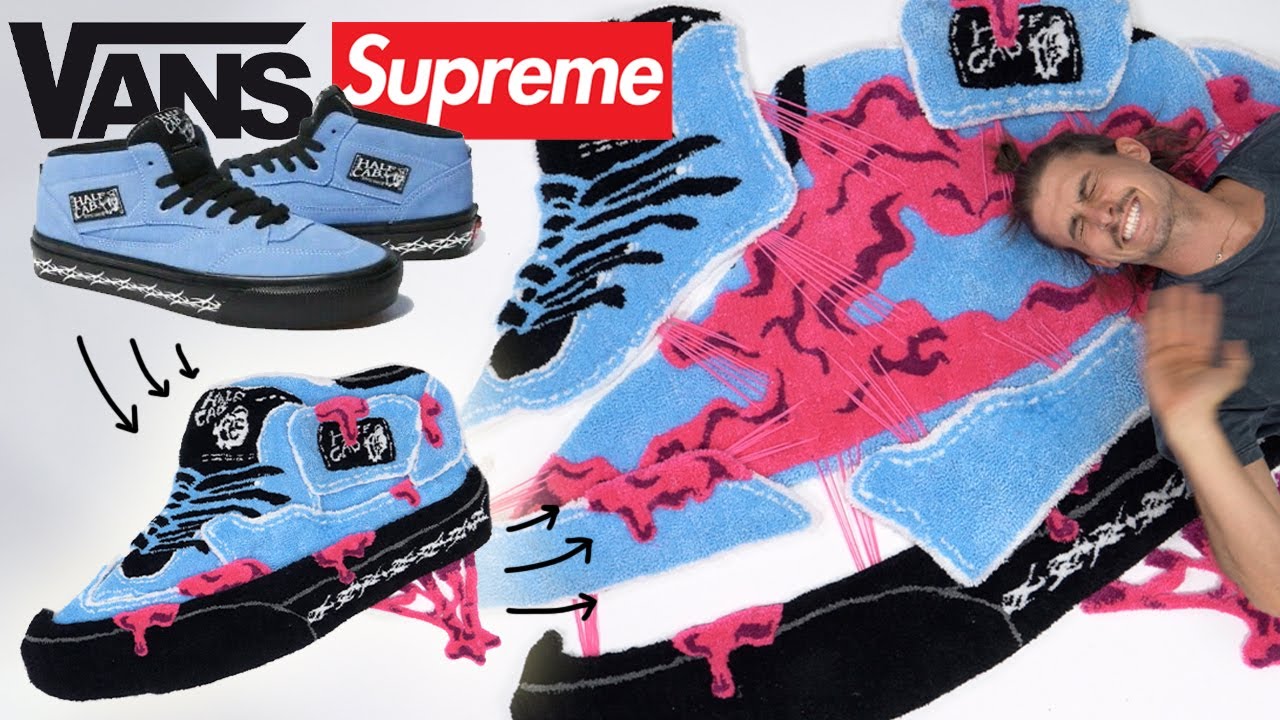 HHUUUUUUGE Pull-A-Part RUG :) vans + supreme