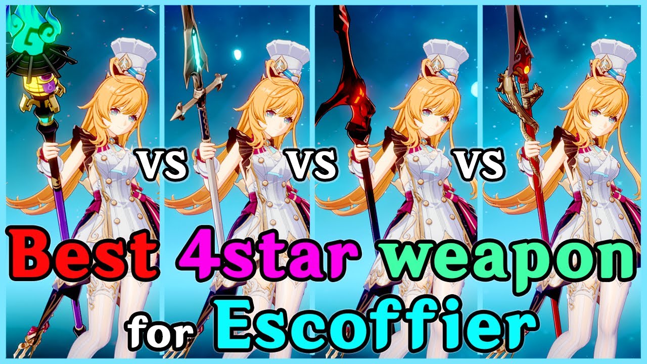 What's the Best 4-Star Weapon for F2P ESCOFFIER in Genshin Impact?
