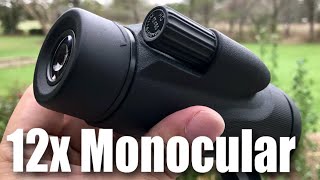 Twod 12X50 Monocular High Definition Spotting Scope Portable With Tripod Review