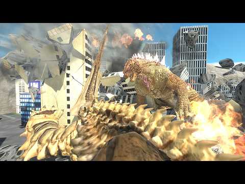 The Desert War: Evolved Godzilla vs Desert Guiron — ARBS