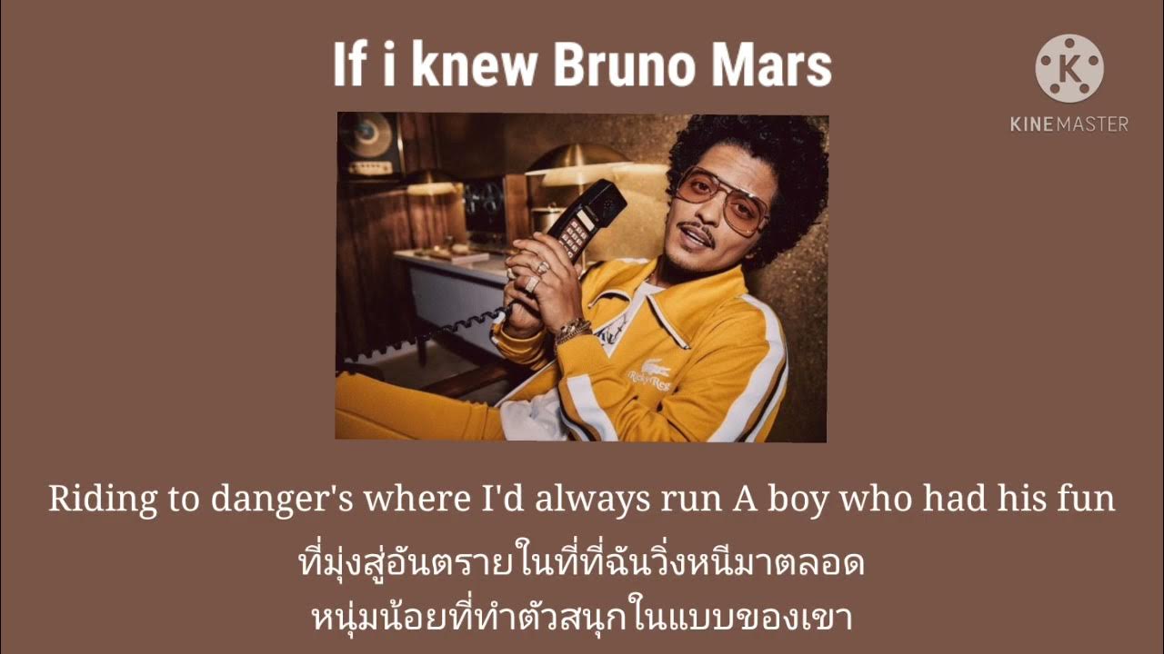 [Thaisub] If i knew Bruno Mars YouTube