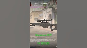 AWP | Graphite in Counter Strike 2 🔫🔥 #skins #cs2 #counterstrike #counterstrike2 #csgo #awp