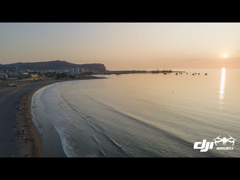 Atardecer en Playa Chinchorro, Arica-Chile