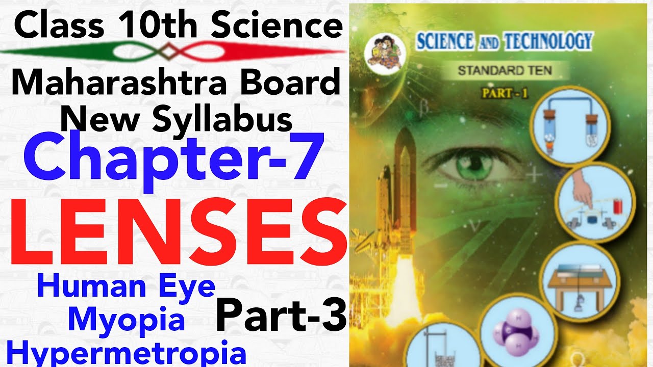 part-3 ch-7 Lenses class 10 science-1 maharashtra board new syllabus Human eye and defects in eyes
