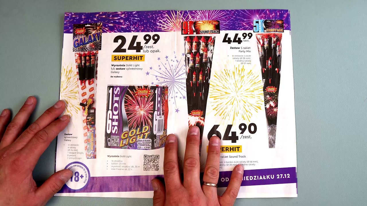 Polen Böller Verkauf seit heute Pyrotechnik aus dem Discounter in