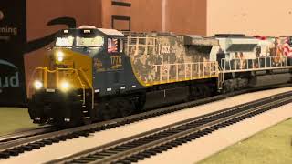 Broadway Limited Imports Paragon 4 ES44AC “spirit of armed forces” CSX 1776