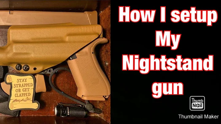 Setting up a nightstand gun for the bump in the night/ home defense