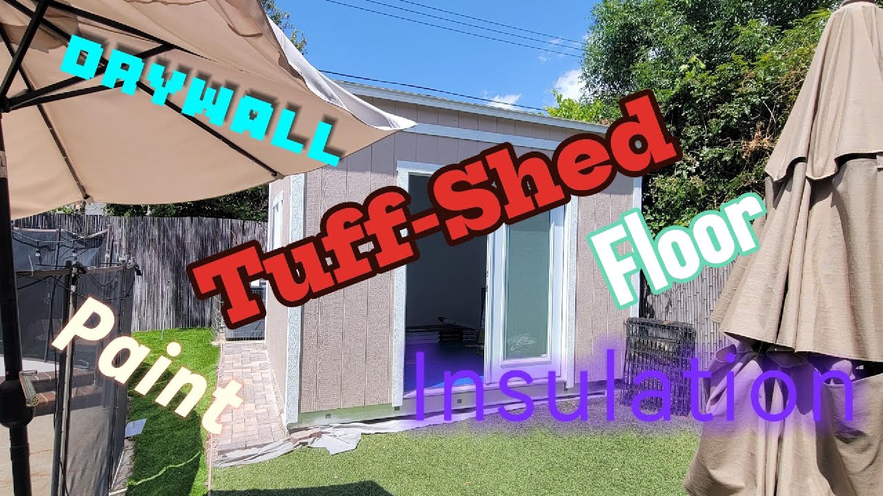Tuff shed interior from start to finish