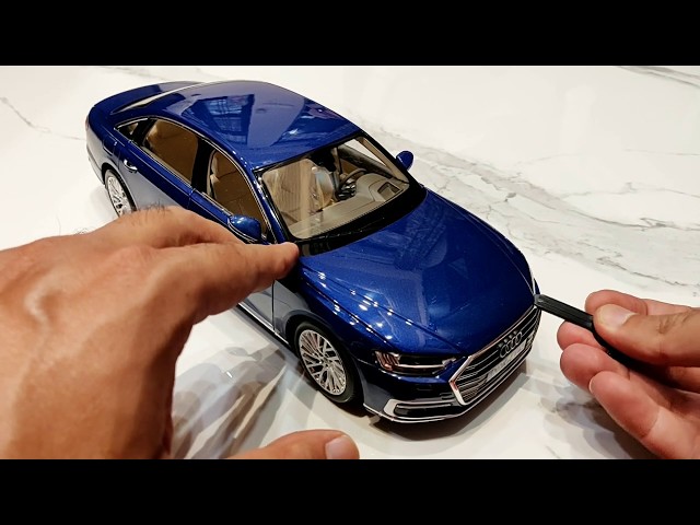 UNBOXING Audi A8 L 2017- 1/18 Diecast Modelcar by Norev - YouTube