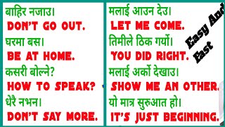 Learn English Easily English Speaking Practice Nepali English Conversation Practice Nepali Sentences