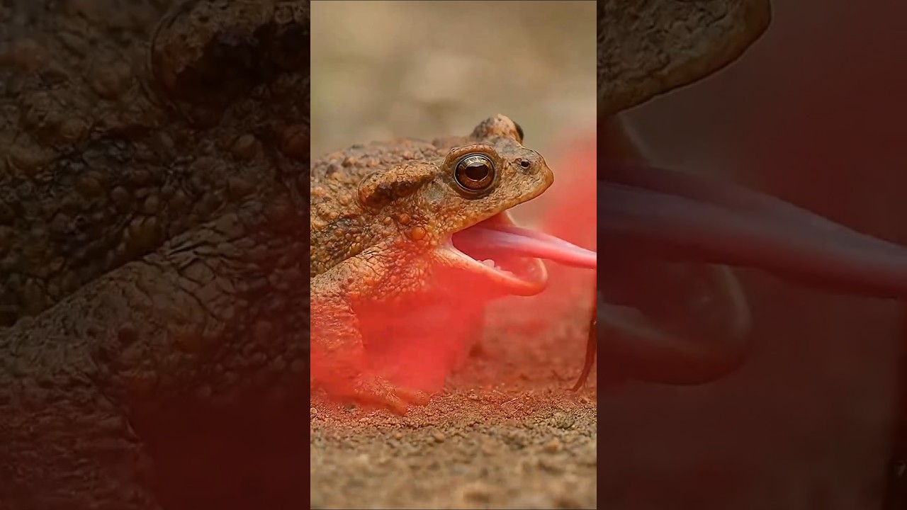 👉 Un crapaud vomit après la fumée toxique d’une araignée 🕷️🐸 