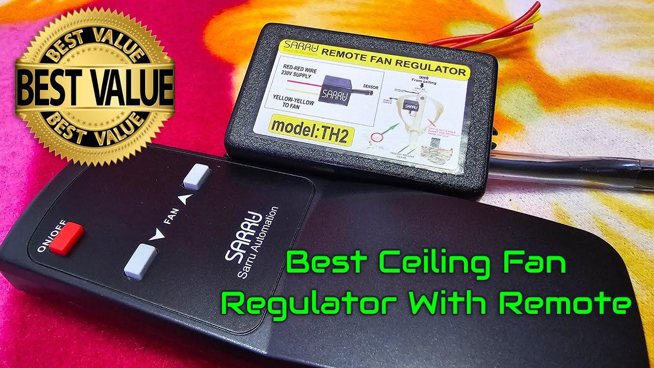 Ceiling Fan Regulator With Remote | Sarru Ceiling Fan Regulator