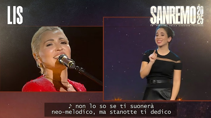 LIS Sanremo 2025 - Serena Brancale canta “Anema e core”