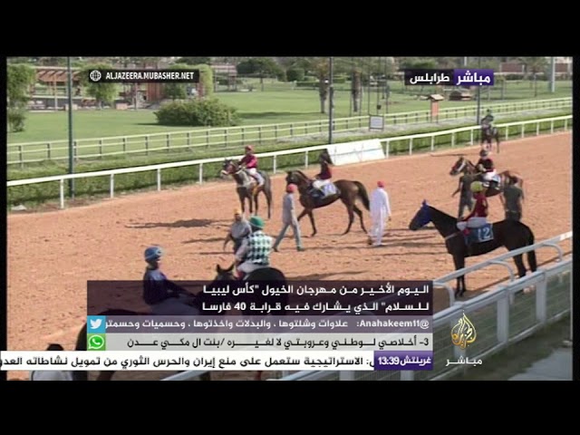 اليوم الأخير لمسابقة الخيول "كأس ليبيا للسلام"