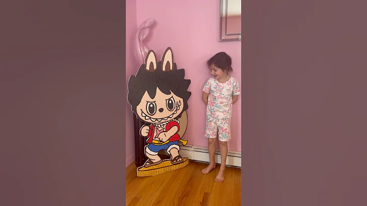 Popmart One Piece Labubu Unboxing you don’t want to miss! 4 feet Monkey D. Luffy #onepiece #labubu