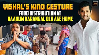 Download Lagu Vishal’s Kind Gesture | Food distribution at Kaakum Karangal Old Age Home | Devi Foundation MP3
