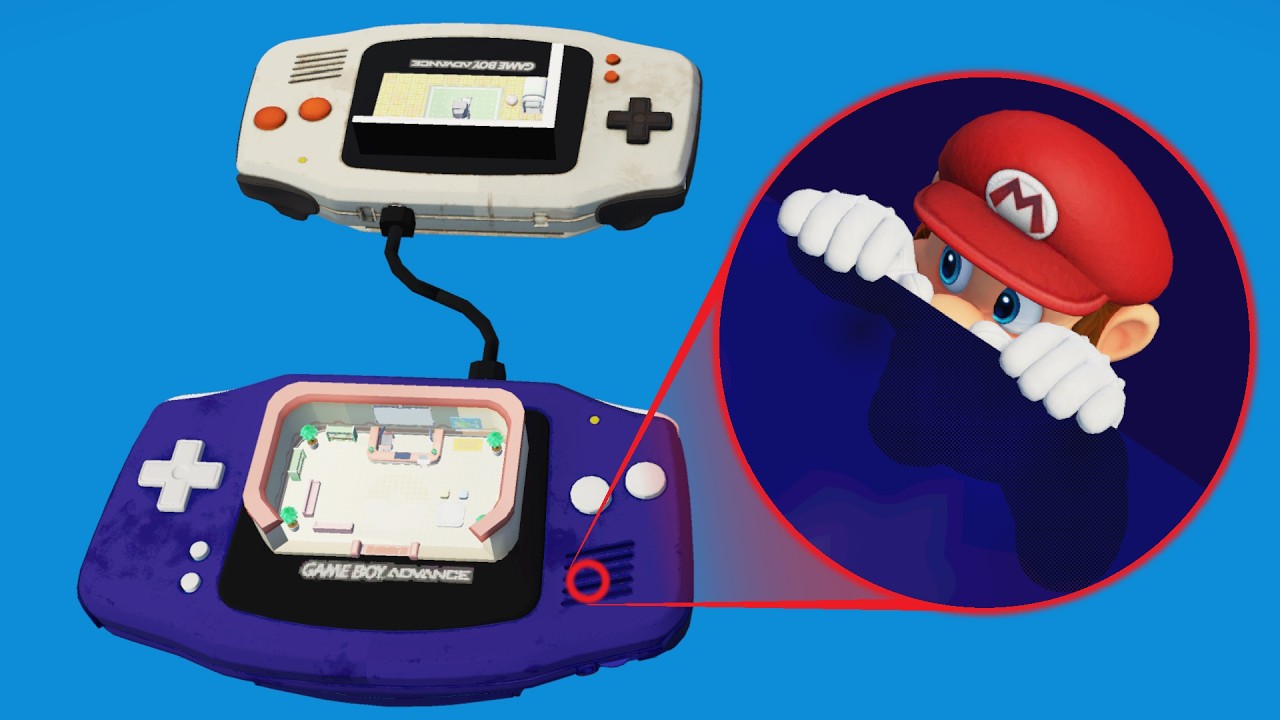 Mario Odyssey Hide and Seek - GIANT GameBoy Advance!! (Pokemon