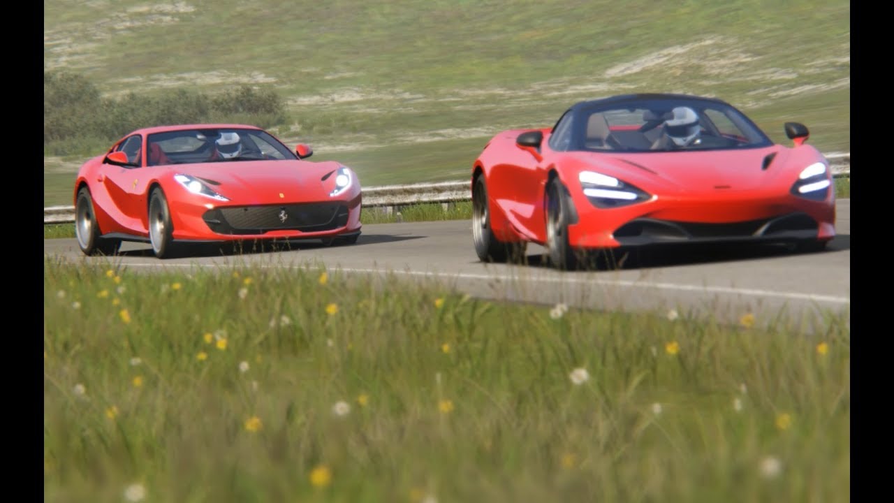 Battle Ferrari 812 Superfast Vs Mclaren 720s At Hihglands