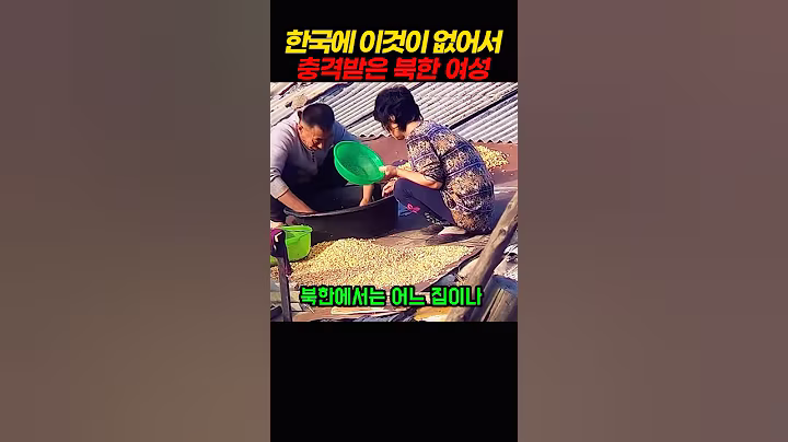 한국에 당연히 있을 거라 생각했던 것이 없어서 충격받은 북한 여성