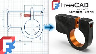 FreeCAD  - Complete Beginner Tutorial Step by Step Exercise 32