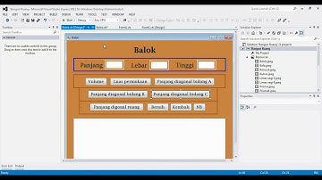 Langkah-langkah Membuat Aplikasi Bangun Ruang dengan Visual Studio 2012