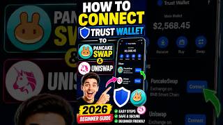 Trust Wallet Tutorial 2026  Connect To PancakeSwap