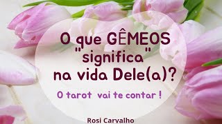 GÊMEOS ⚘️ VOCÊ É O DESTINO DESSA PESSOA ,O PORTO SEGURO ....