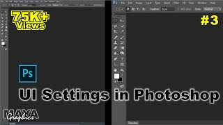 Adobe photoshop tool settings | How to enlarge tool and menu bar in photoshop | Increase tool size