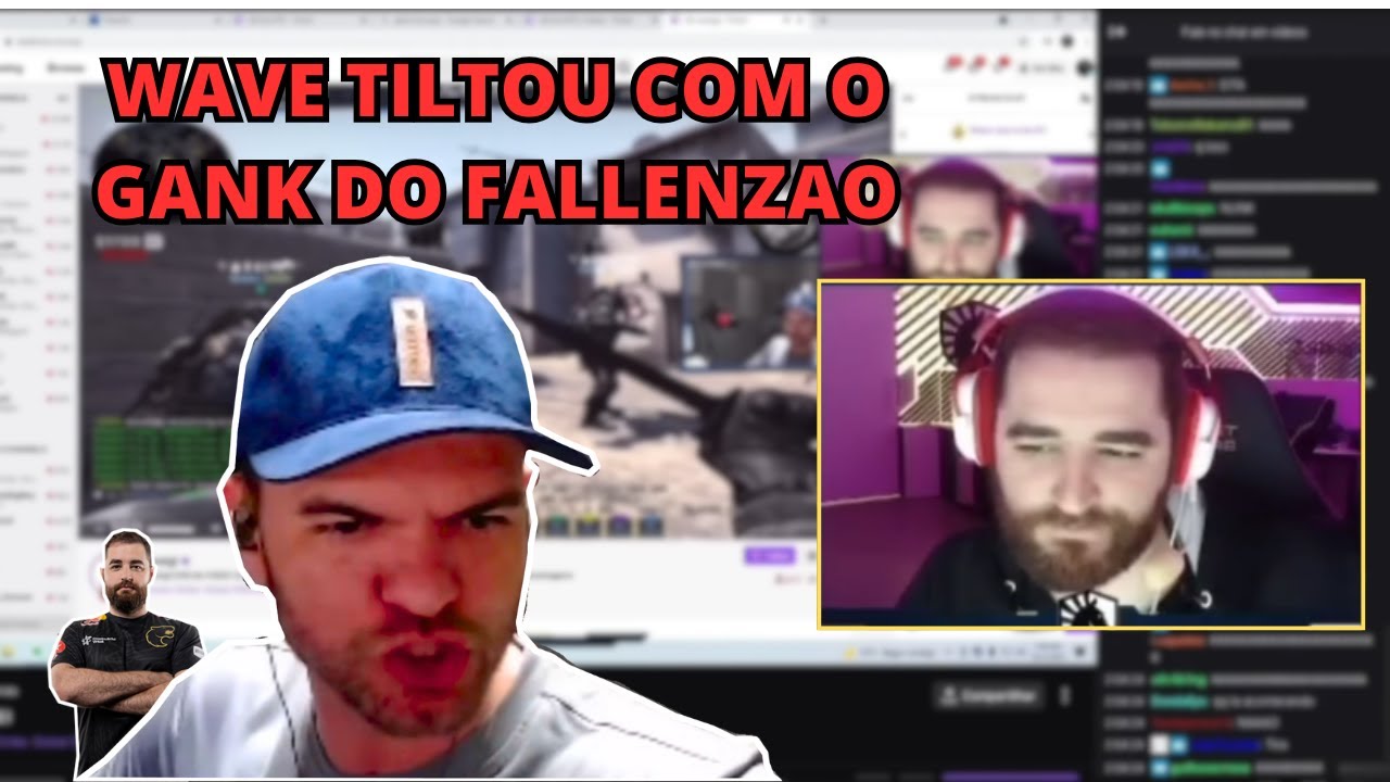 O FAMOSO DIA QUE O  WAVE TILTOU COM O GANK DO FALLEN!