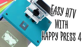 How To Personalise A T-Shirt: Heat Transfer Vinyl HTV With The HappyPress4 | AD by The Crafts Channel 1,346 views 1 year ago 26 minutes