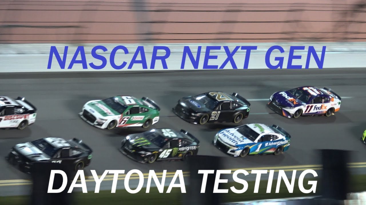 2022 NASCAR Next Gen Daytona Testing
