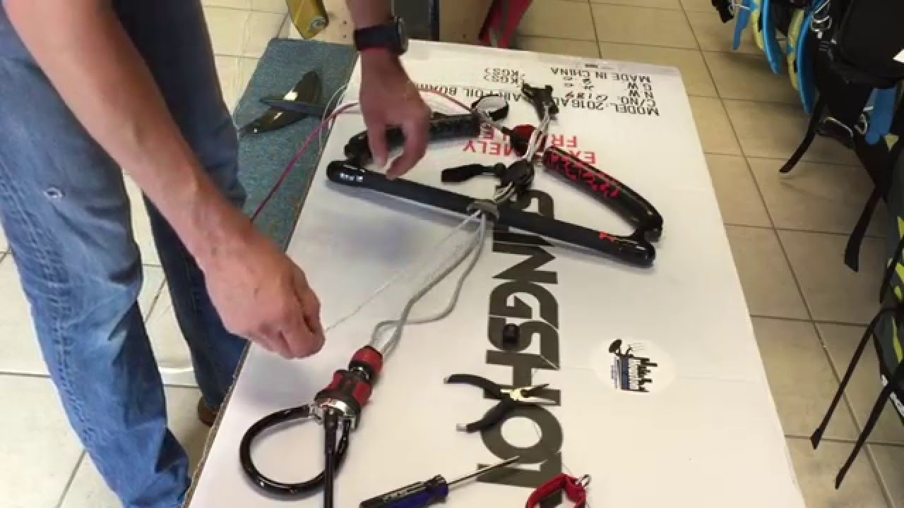 How to install the slingshot sentinel upgrade kit to an old kite bar