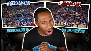 BandHead REACTS to Jackson State vs Alabama A&M | Gulf Coast Challenge | 5th Quarter 2023