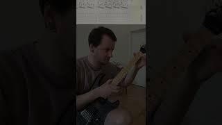 Easy Guitar Tapping Lick For Beginners #3 + Tabs #shorts #guitarlessons #guitarforbeginners