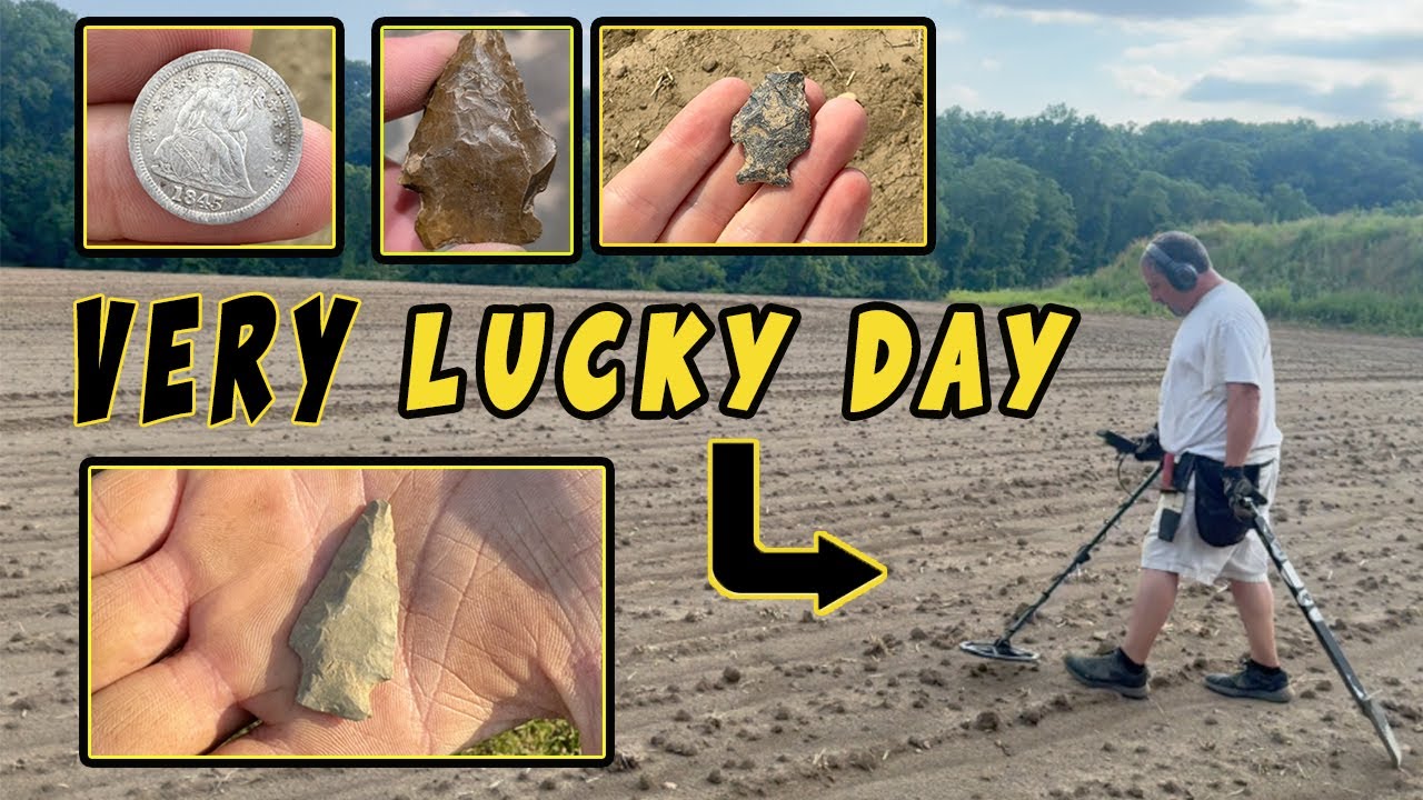 Discovering Native American Artifacts AND Early U.S. Silver Coin From The 1840s Metal Detecting!