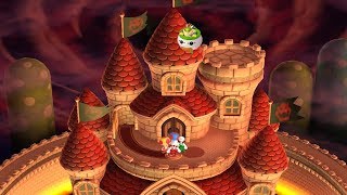 New Super Mario Bros U - All Final Castles (3 Player)