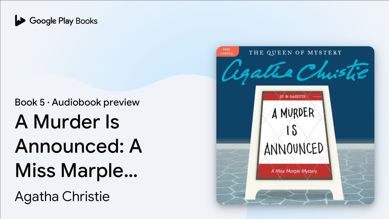 Agatha Christie Miss Marple Audiobook Youtube A Murder Is Announced: A Miss Marple Mystery by Agatha Christie